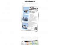 mythbuster.ch Webseite Vorschau