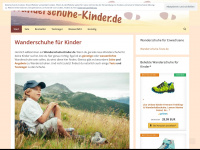 wanderschuhe-kinder.de Webseite Vorschau