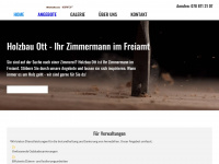 holzbau-ott.ch Webseite Vorschau