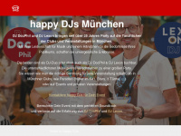 happy-djs.de Webseite Vorschau