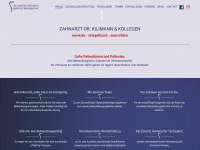 zahnarzt-drkilimann.de Webseite Vorschau