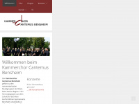 kammerchor-bensheim.de Webseite Vorschau