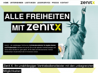 zenit-x.de Webseite Vorschau