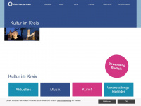 kultur-im-kreis.net Webseite Vorschau