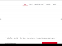 viabau.ch Webseite Vorschau