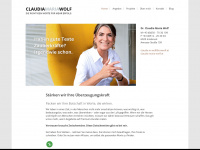 claudia-maria-wolf.at Webseite Vorschau