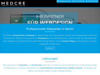 medcre.de Webseite Vorschau