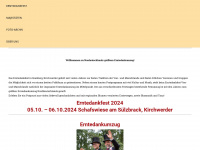 erntedankfest-kirchwerder.de Webseite Vorschau