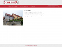 schreibergmbh.ch Webseite Vorschau