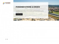 porzner-steine.de Webseite Vorschau