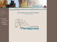 pferdepraxis-dr-koester.de Webseite Vorschau