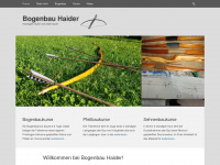 bogenbau-haider.at Webseite Vorschau
