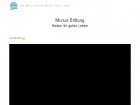 munus-stiftung.org Webseite Vorschau