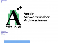 vsa-aas.ch Webseite Vorschau