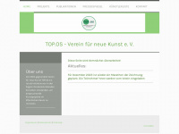 topos-neuekunst.de Webseite Vorschau