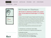 mit-droste-im-glashaus.de Webseite Vorschau