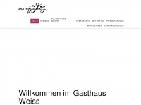 gasthaus-weiss-hattingen.de Webseite Vorschau