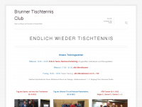tischtennis-brunn.at Webseite Vorschau