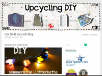 upcycling-diy.de Webseite Vorschau