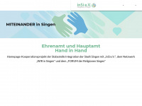 integration-in-singen.de Webseite Vorschau