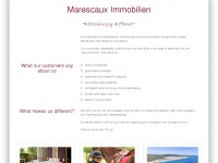 marescaux-immobilien.com Webseite Vorschau