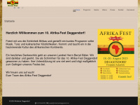afrikafestdeggendorf.de Webseite Vorschau