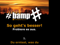 bamp.ch Webseite Vorschau
