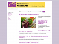 algebrass.de Webseite Vorschau