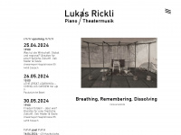 lukasrickli.ch Webseite Vorschau