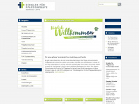 pflegeschulen-hl.de Webseite Vorschau