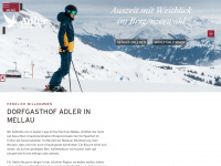 adler-mellau.at Webseite Vorschau
