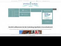 gutenberg-apo.de Webseite Vorschau