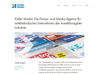 kiefermedia.eu Webseite Vorschau