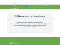 we-dance.ch Webseite Vorschau
