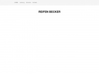 reifen-becker.net Webseite Vorschau