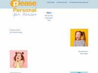 pleasepersonal.com Webseite Vorschau