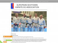 eska-karate.org Webseite Vorschau