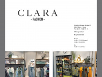 clara-fashion.de Webseite Vorschau