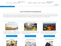 yachthafen-magdeburg.com Webseite Vorschau