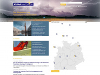 klimanavigator.eu Webseite Vorschau