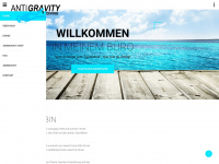 anti-gravity-diving.com Webseite Vorschau