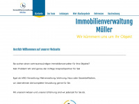 immobilienverwaltung-mueller.net Webseite Vorschau