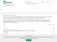 cerebral-zuerich.ch Webseite Vorschau