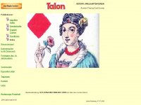 talon.cc Webseite Vorschau