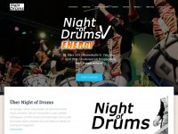 nightofdrums.com Webseite Vorschau