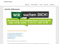 backhaus-heizung.de Webseite Vorschau