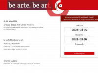 arte-krems.at Webseite Vorschau