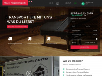 klavierspezialtransporte.eu Webseite Vorschau
