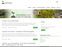 transitiontown-essen.de Webseite Vorschau