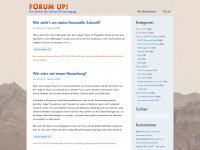forum-up.ch Webseite Vorschau